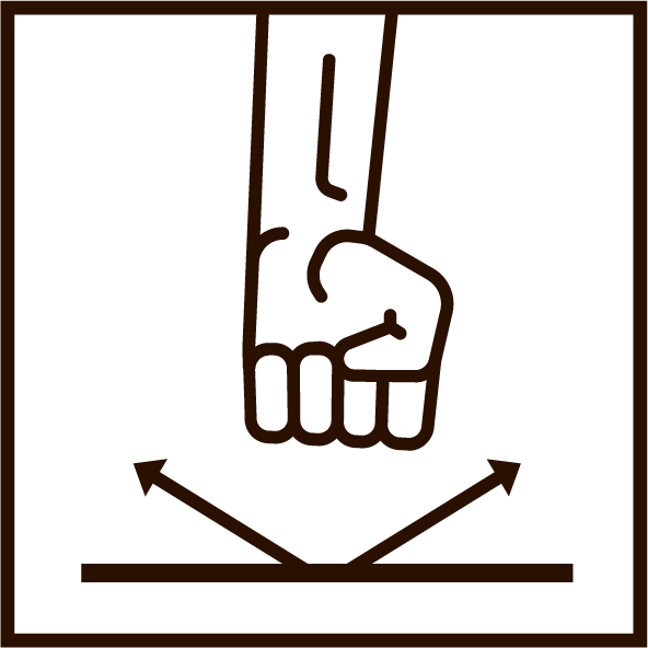 Icono de que los platos son resistentes