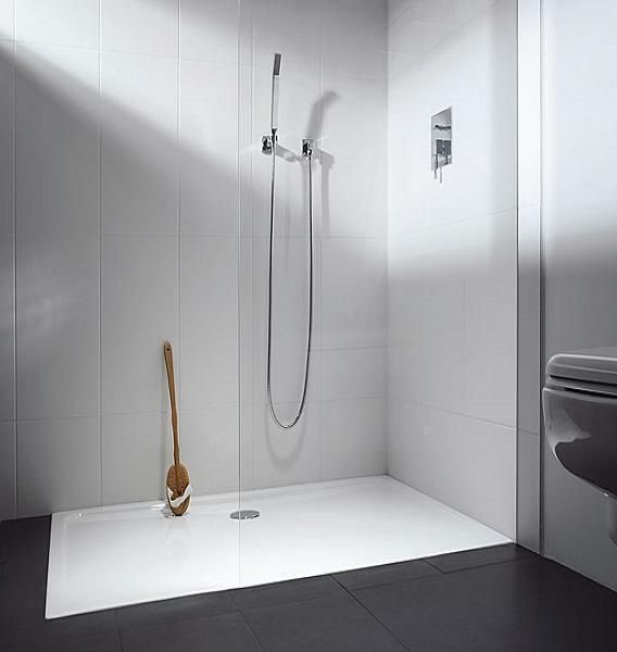 Un cuarto de baño con ducha y WC.
