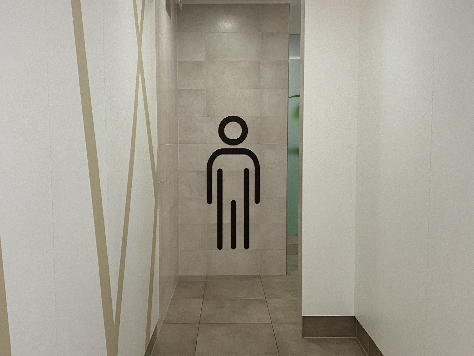 Señal para baño