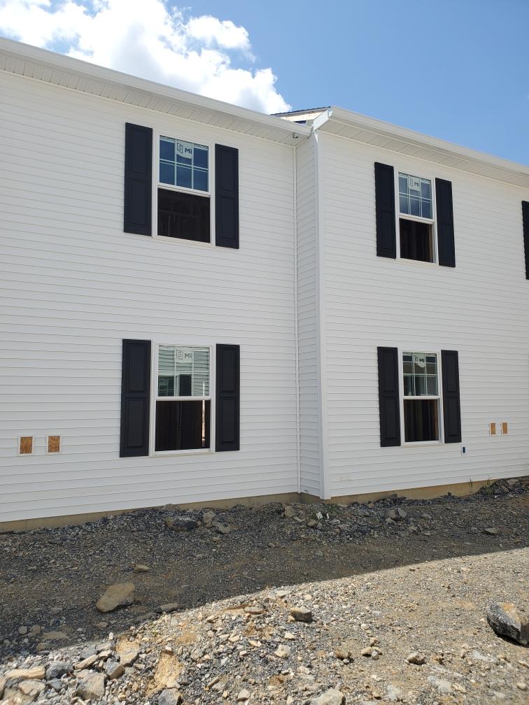 White House Exterior With Four Windows – Lititz, PA – Trailside Spouting, LLC