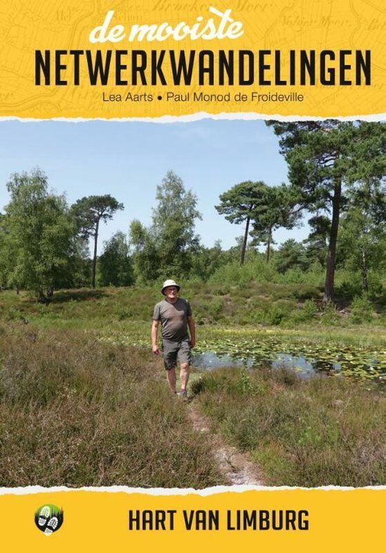 Cover van de wandelgids De mooiste netwerkwandelingen Hart van Limburg Elmar