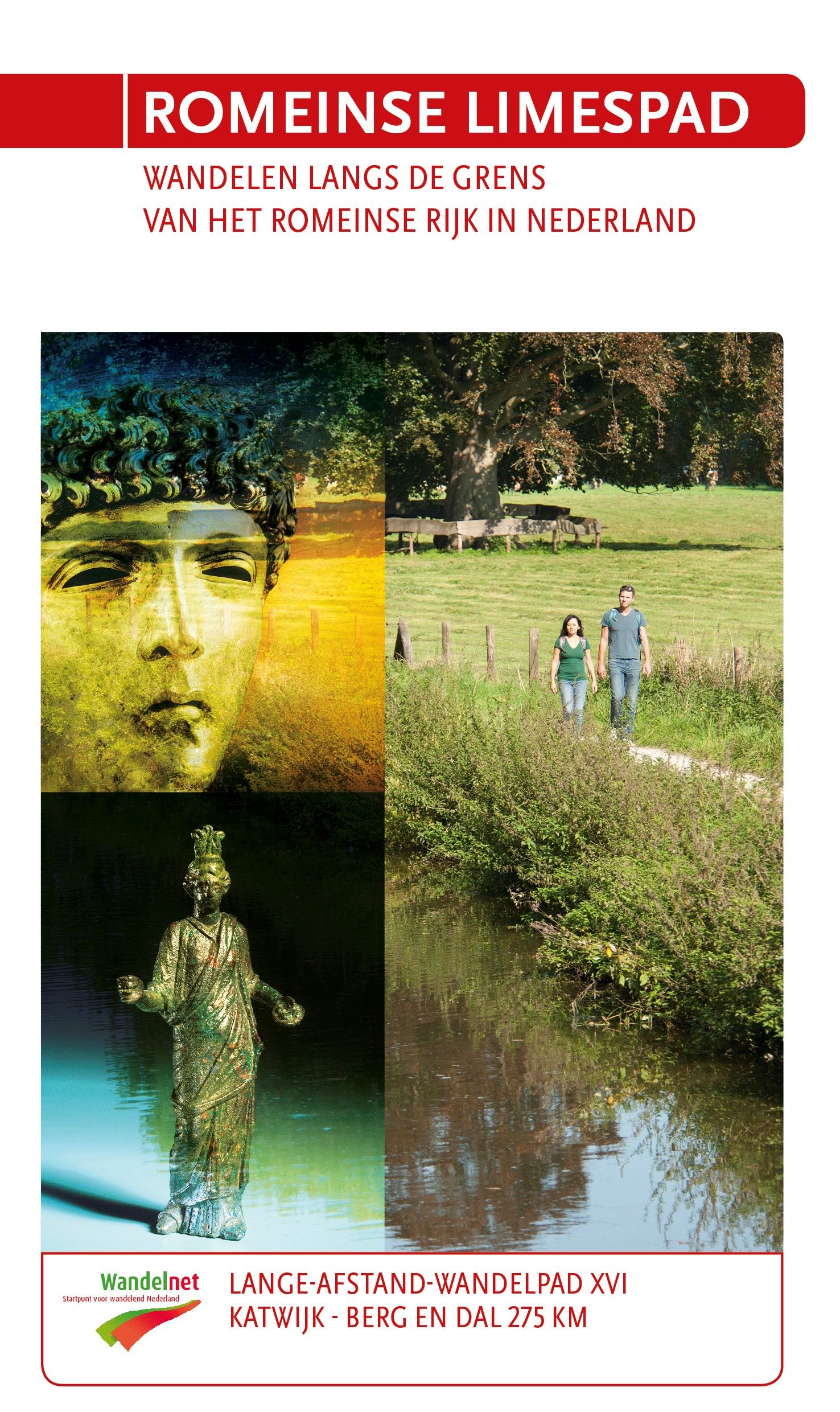 Cover van de wandelgids Romeinse Limespad Wandelnet