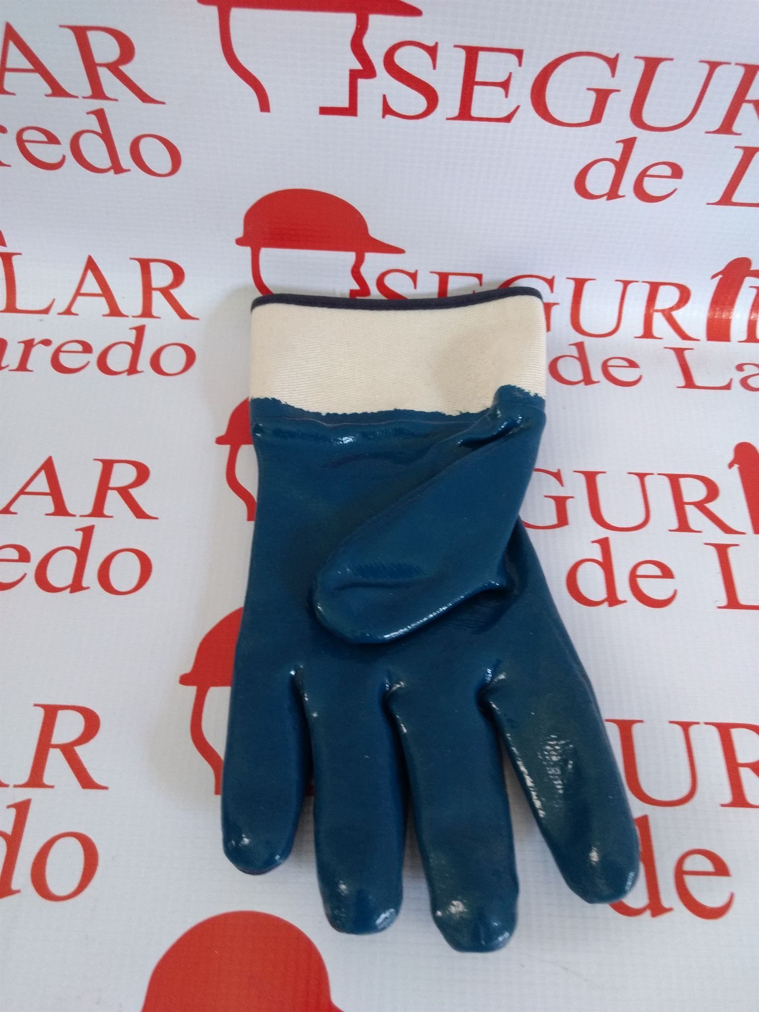 GUANTE DE NITRILO CON LONETA