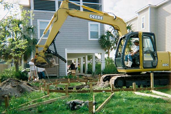 pool excavation