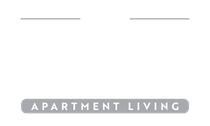 A logo with two horizontal lines, a stylized 