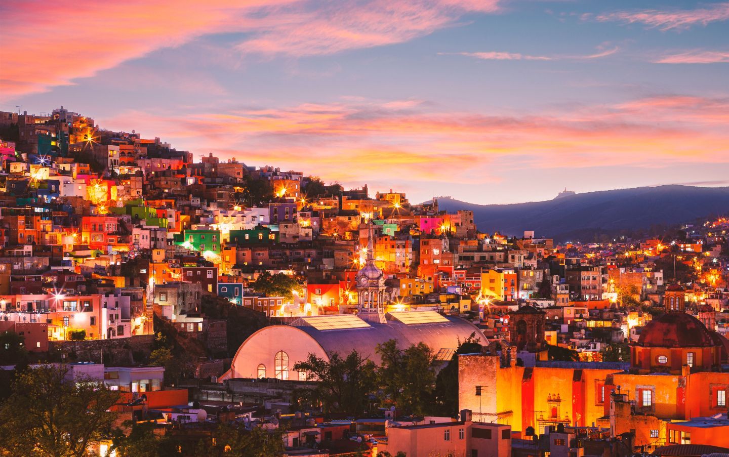 Atardecer en Guanajuato