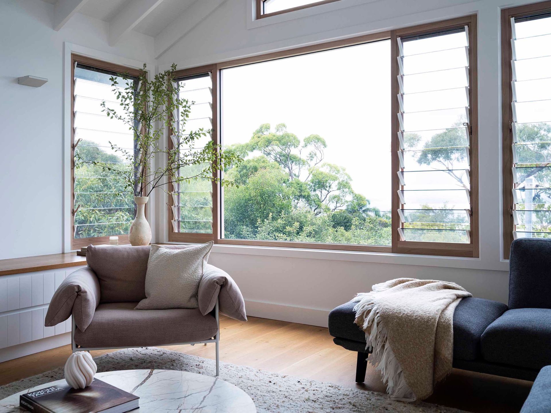 louvre windows in a room — Superior Windows & Doors Taree, NSW