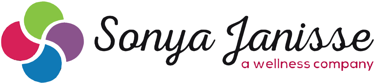 The logo for sonya janisse is a wellness company.