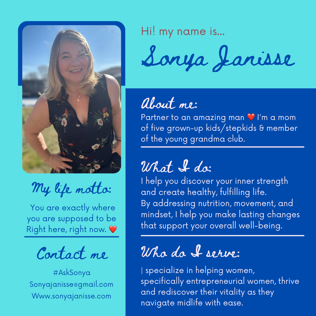 A poster for a woman named sonya janisse