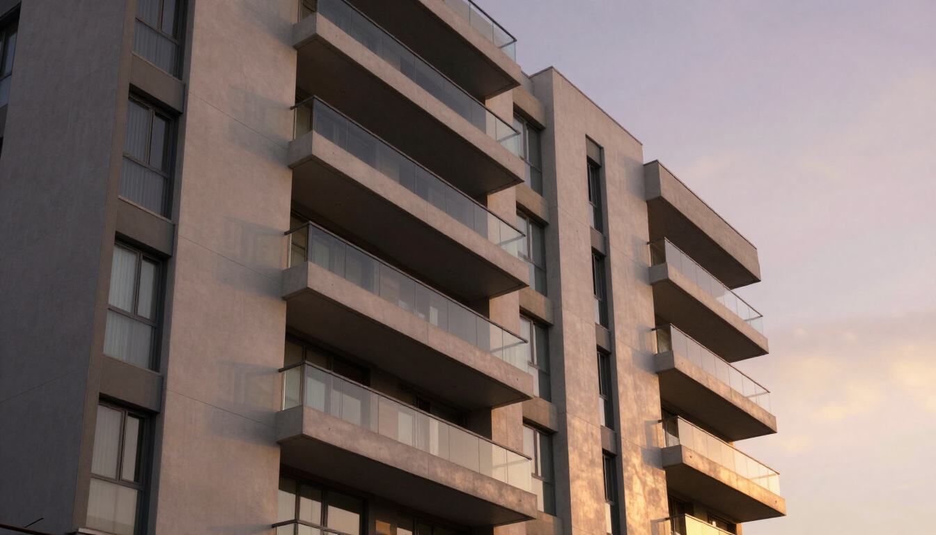 Edificio moderno en zona sur de Buenos Aires