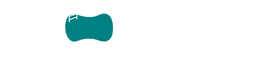 Teal shape on a white background.