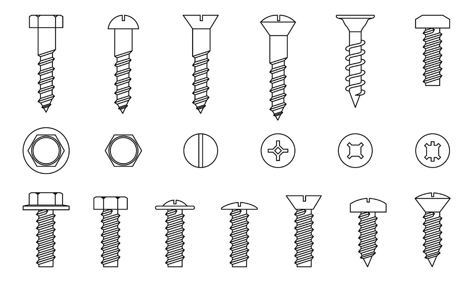 What are the different types of machine screws at eileen marvin blog