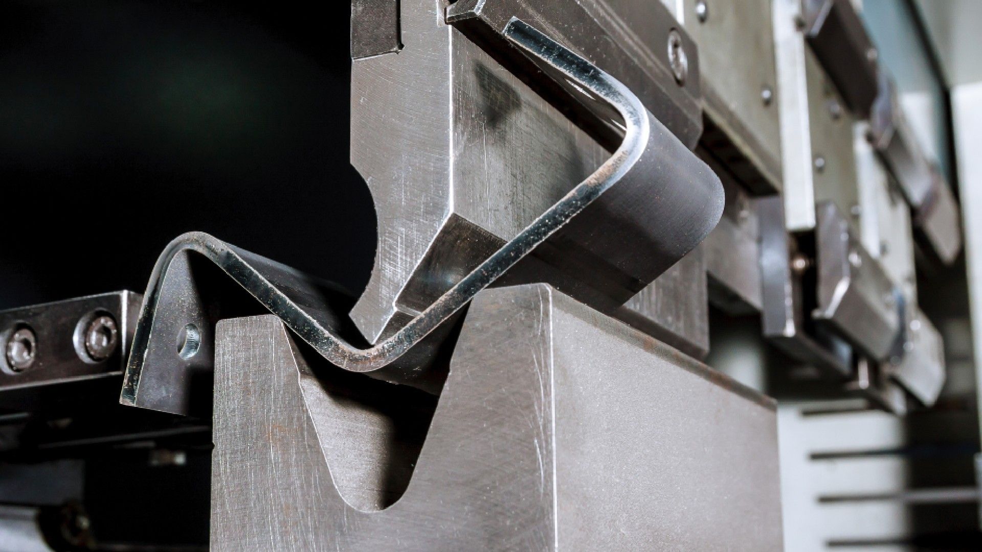 CNC press brake bending sheet metal for metal shaping services