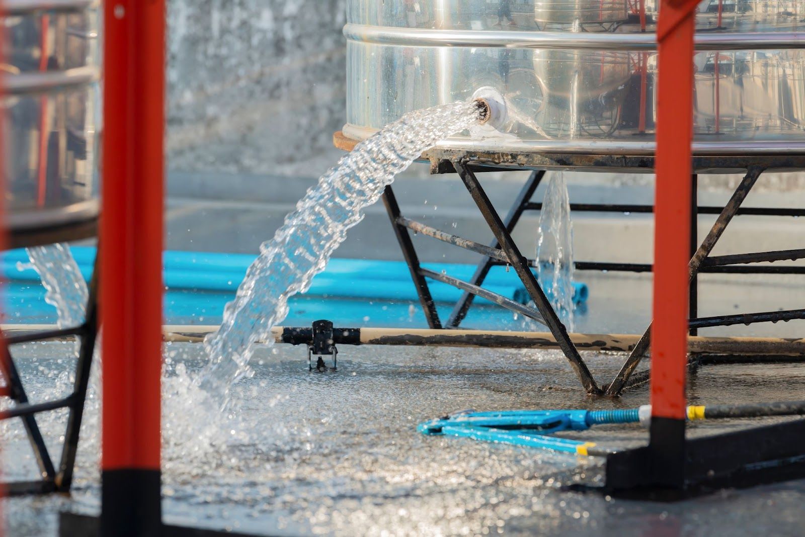 Draining Water Tanks in Malaysia