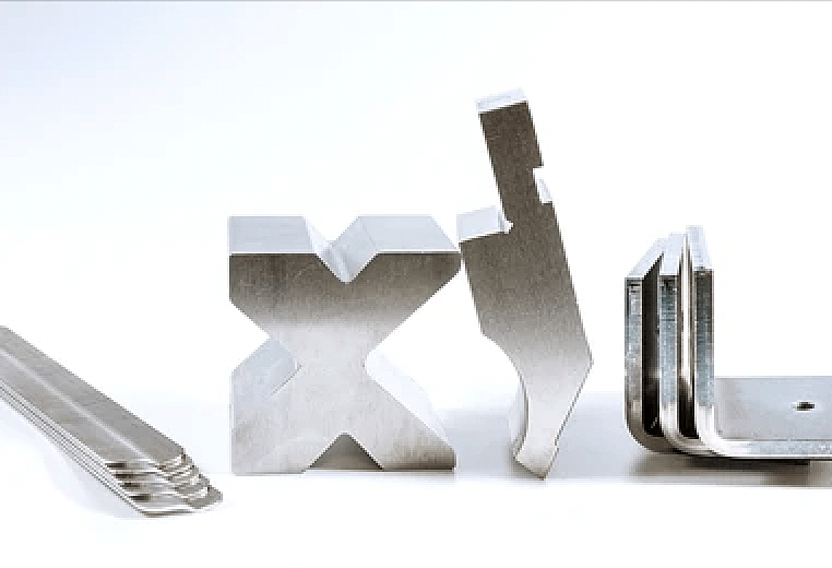 Many different types of presses can be used for sheet metal bending