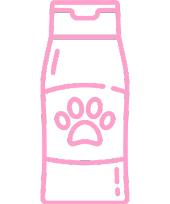 dog shampoo bottle icon