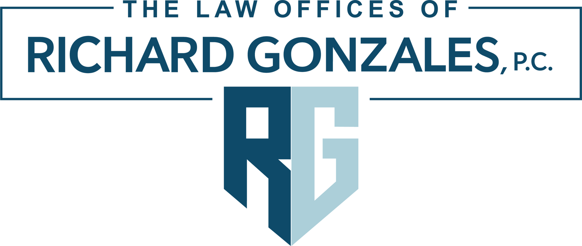 The logo for the law office of rivera & gonzales