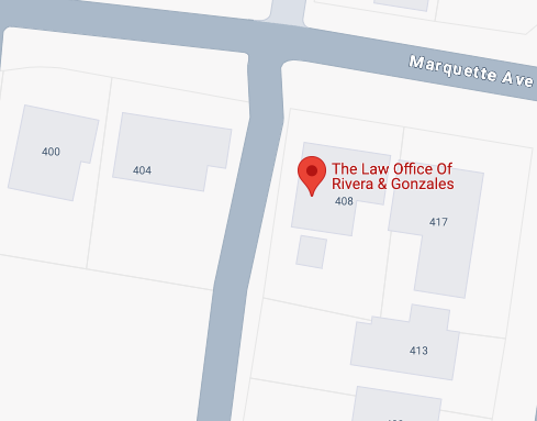 A map showing the location of the law office of richard gonzales , pc.