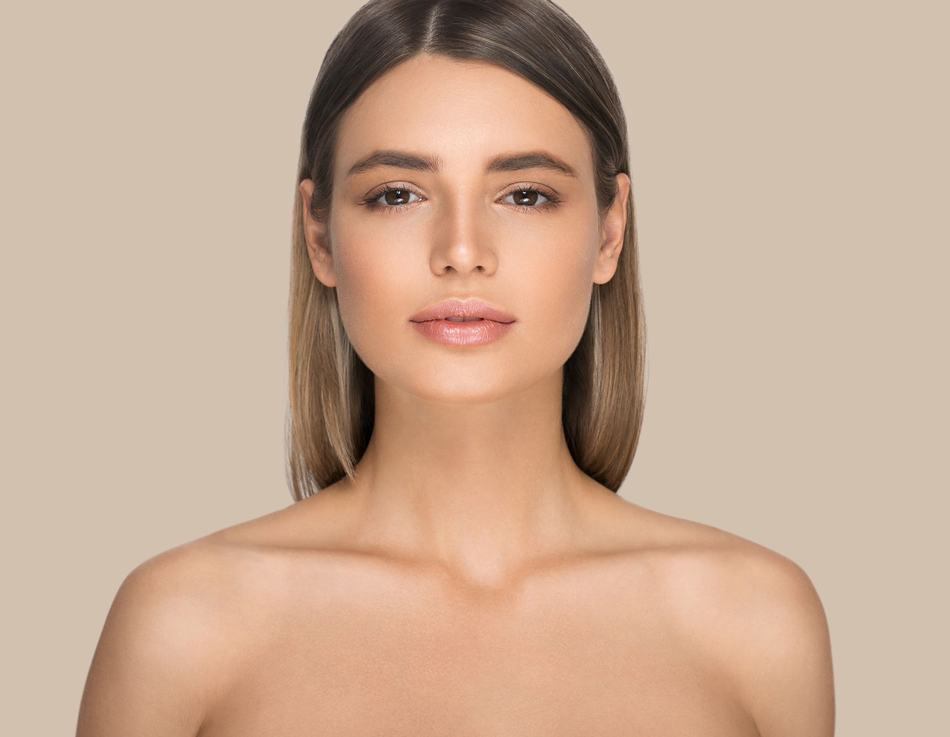 face portrait blonde color