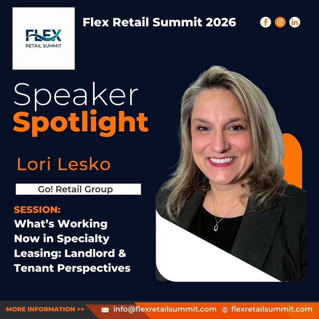 Speaker spotlight for Lori Lesko at Flex Retail Summit 2026. Topic:
