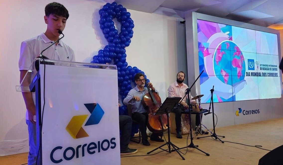 Premiação nacional Correios Colégio Stella Maris redação 