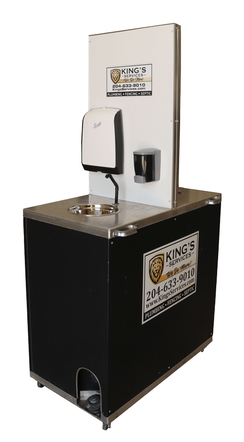 Black luxury King’s handwash station