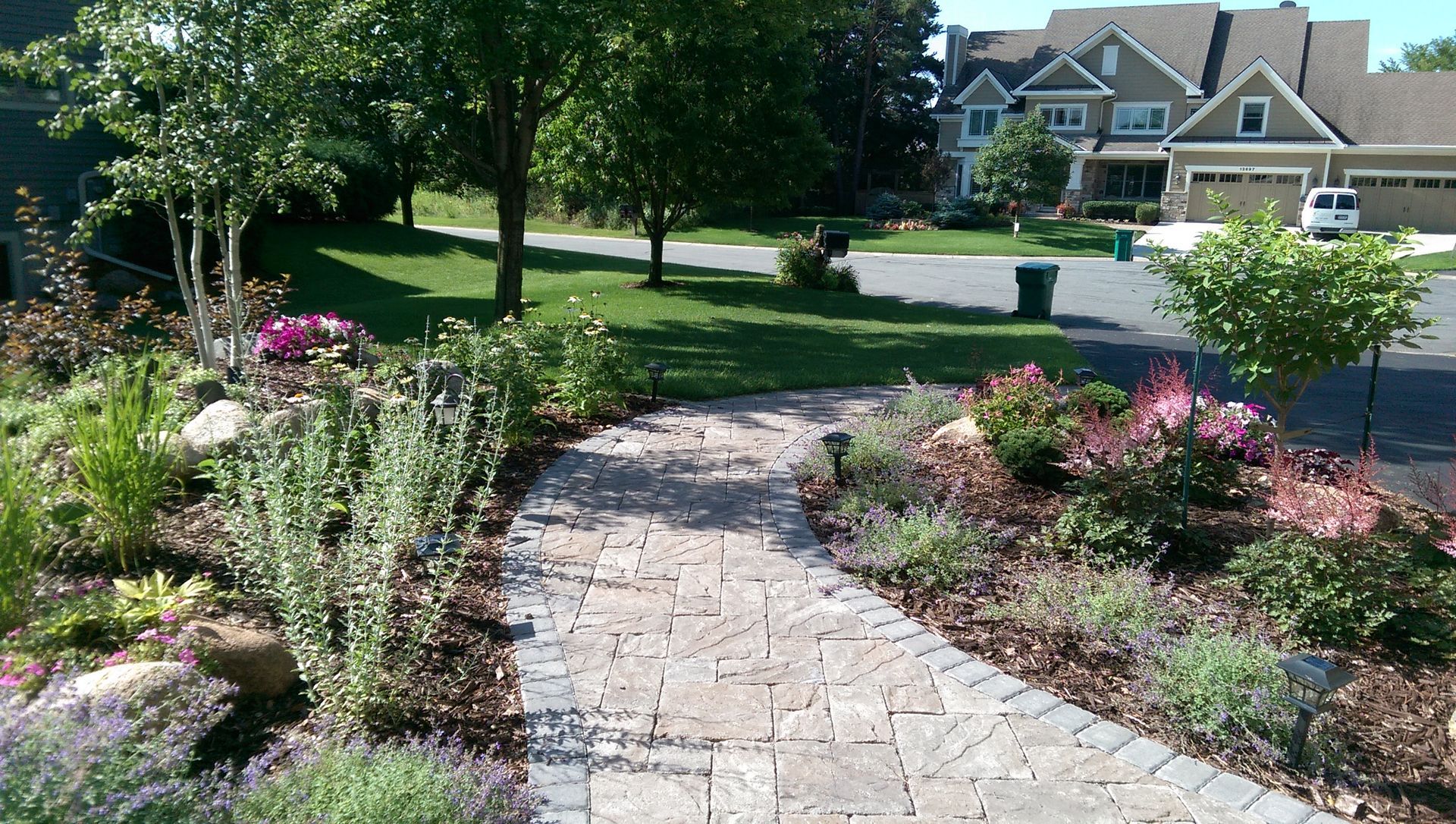 Paver Patio  Walkway | Native Plants | Landscape Design