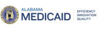 Mississippi Division of Medicaid logo with blue state silhouette and text