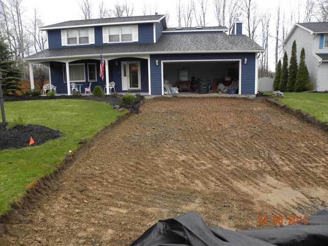 Before Adding Cement — Syracuse, NY — Dependable Paving Co., Inc.