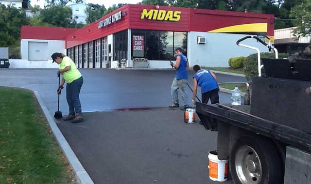 Midas Building Seal Coating — Syracuse, NY — Dependable Paving Co., Inc.