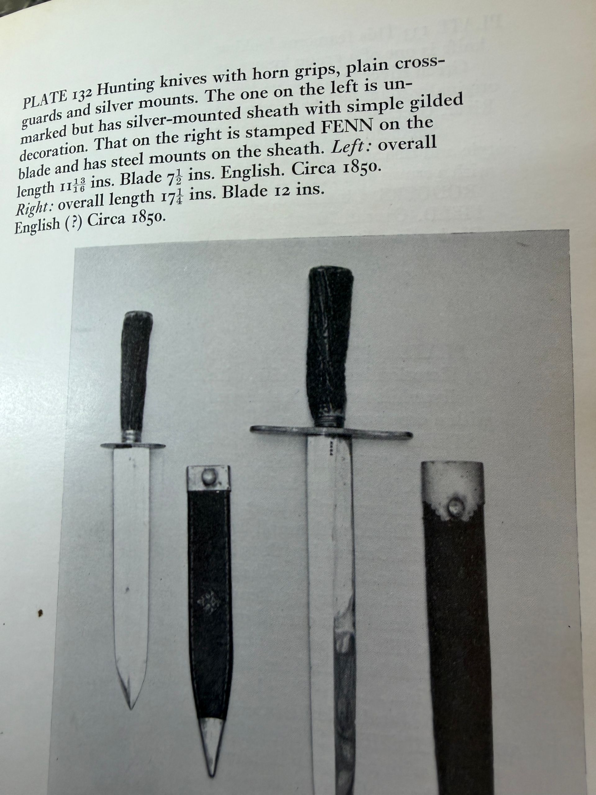 Bowie Knife signed Fenn