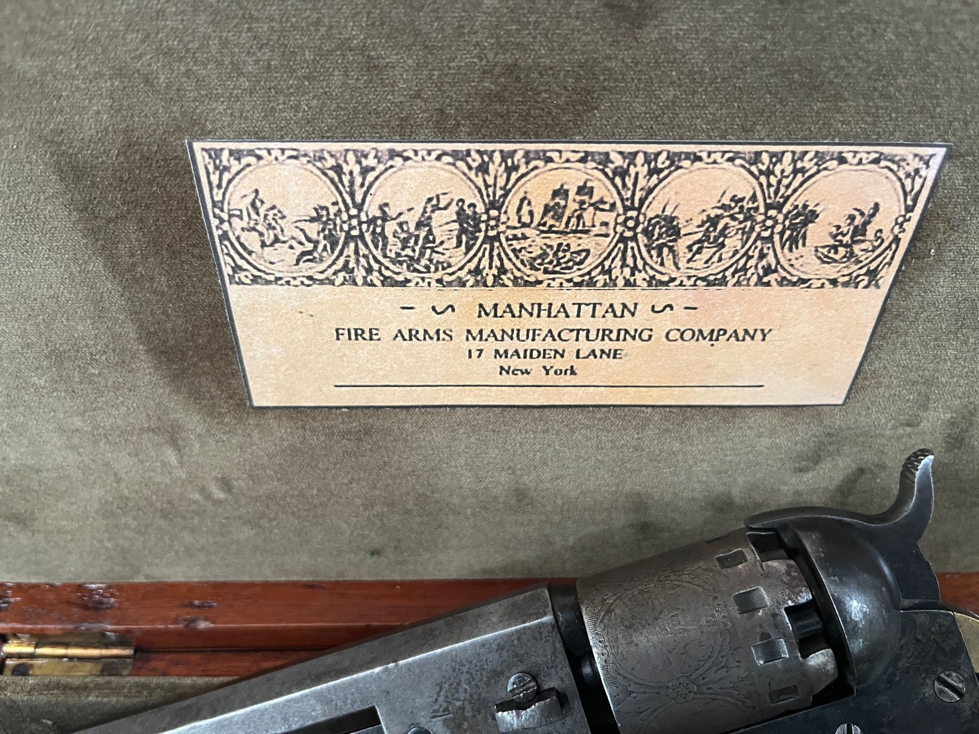 Cased Civil War Manhattan