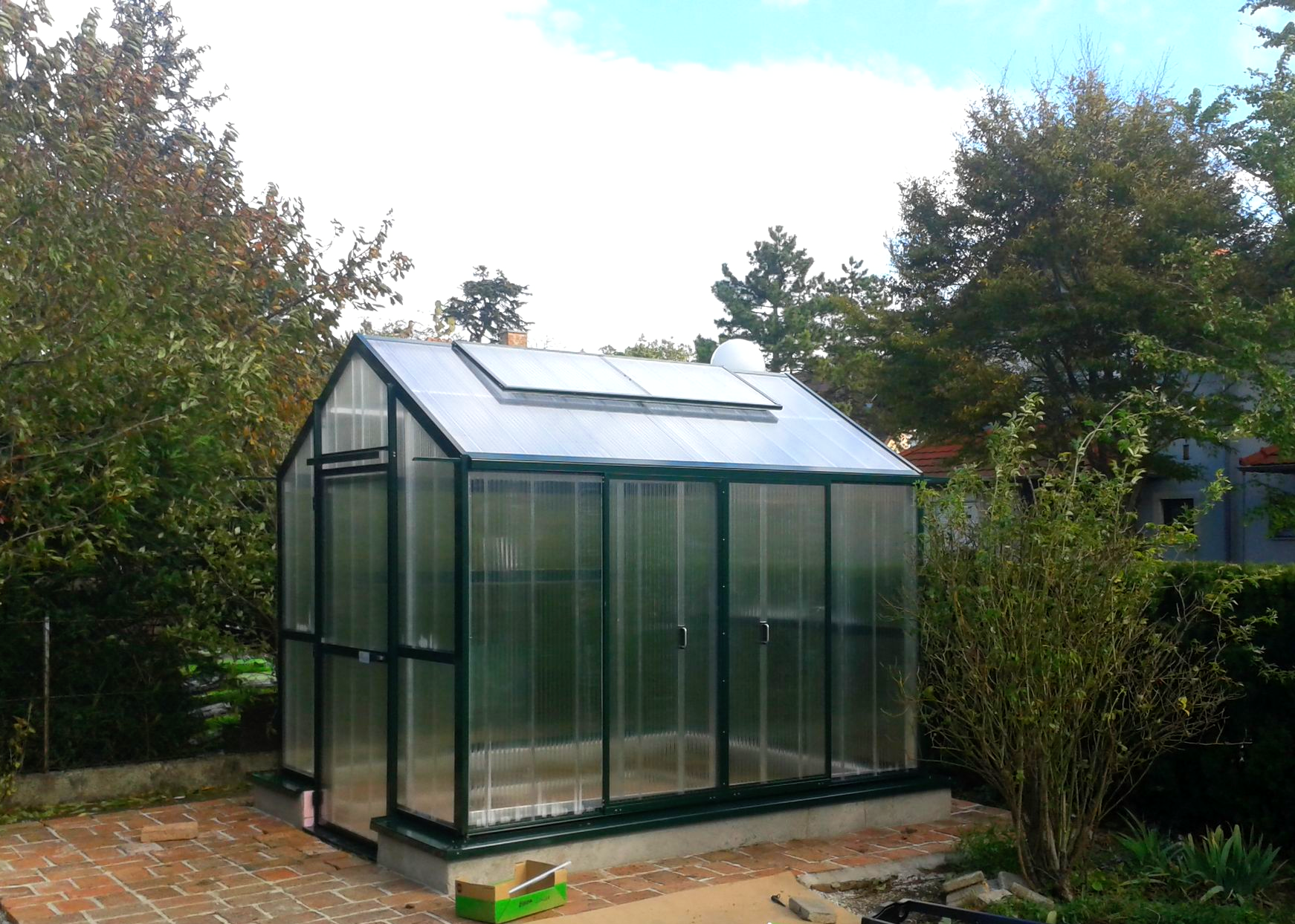 Freistehendes Gewächshaus 2,5x3m