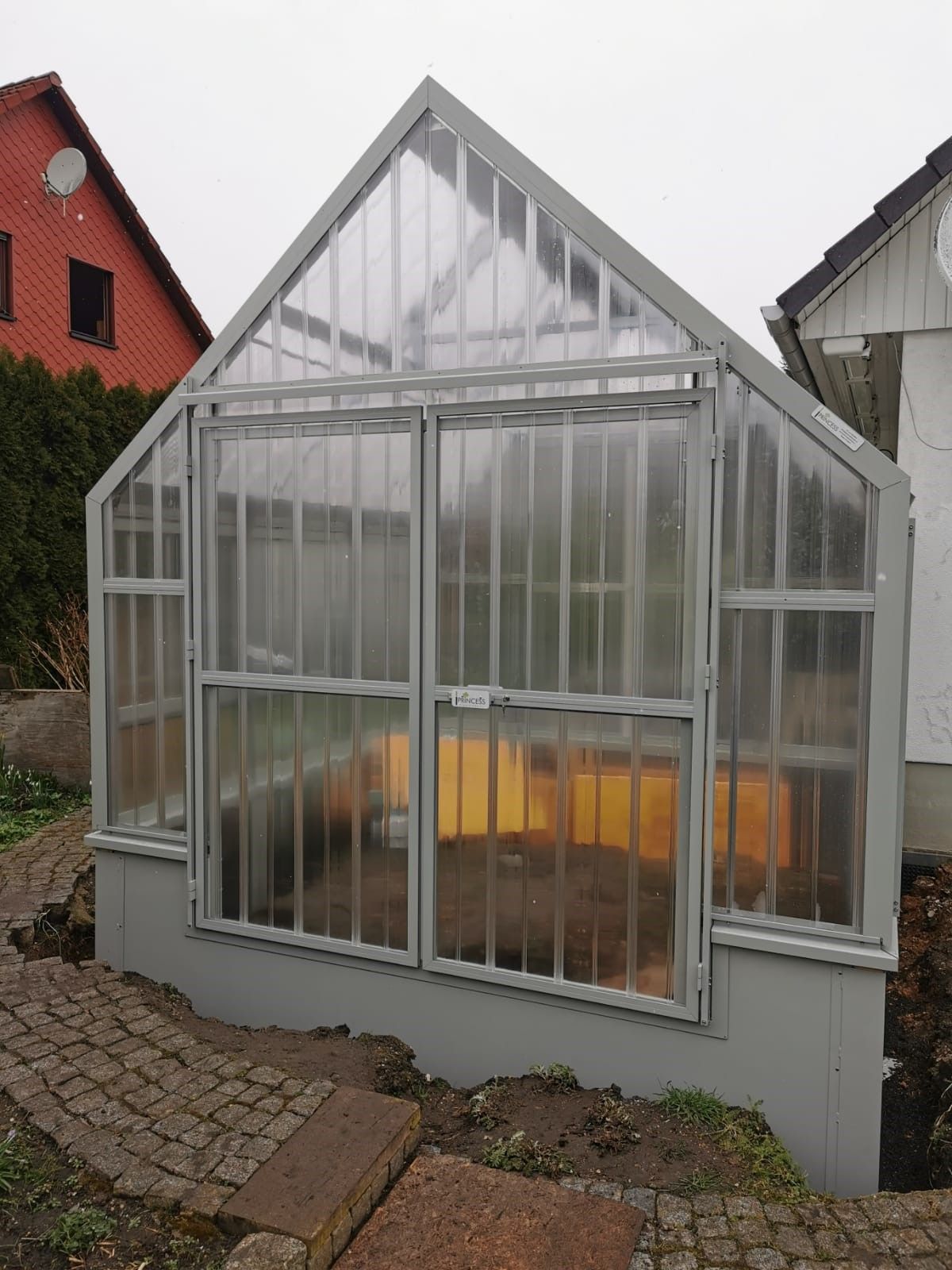 Klassisches Gewächshaus 3x3m