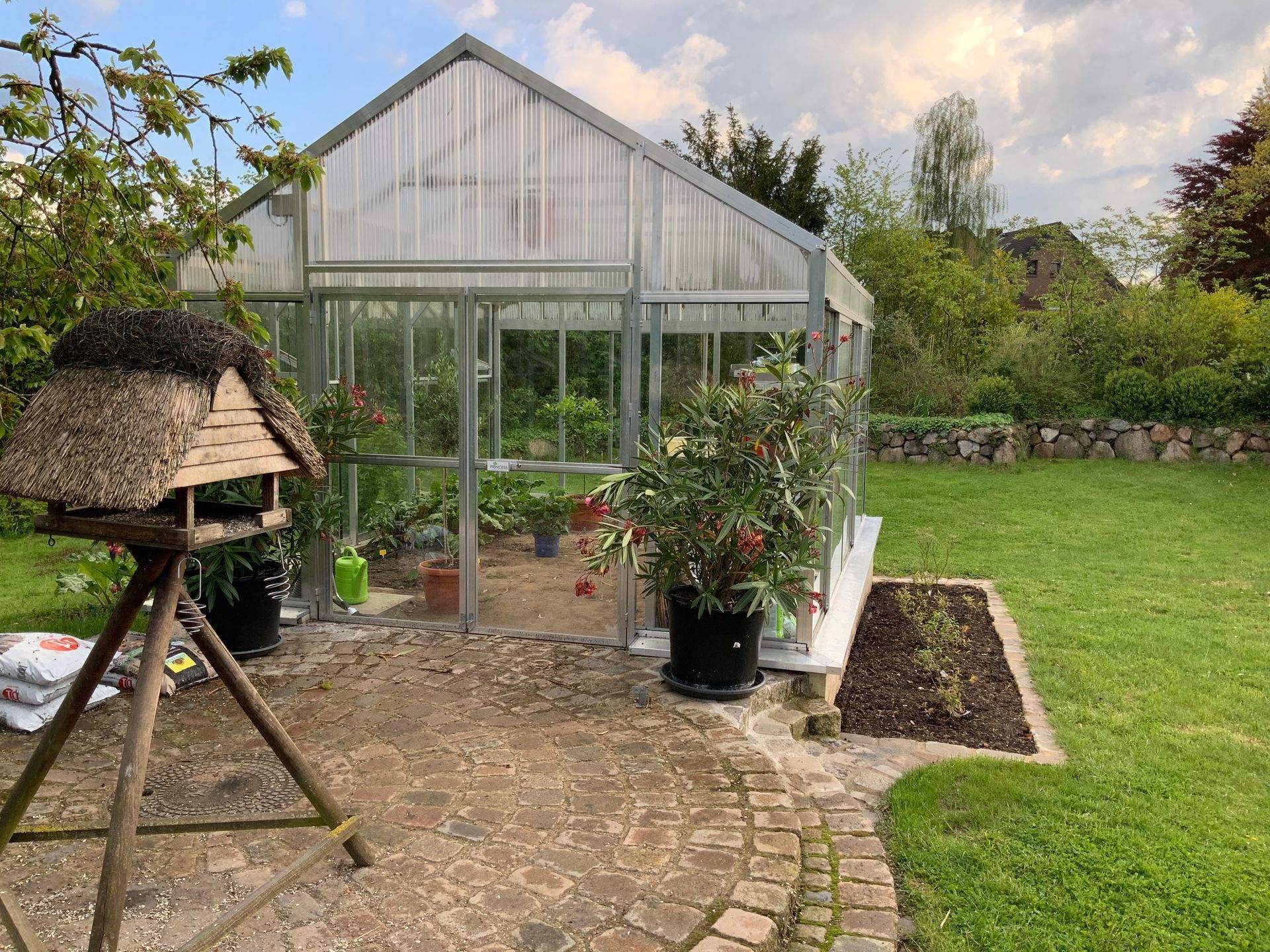 Freistehendes Gewächshaus 4x5m