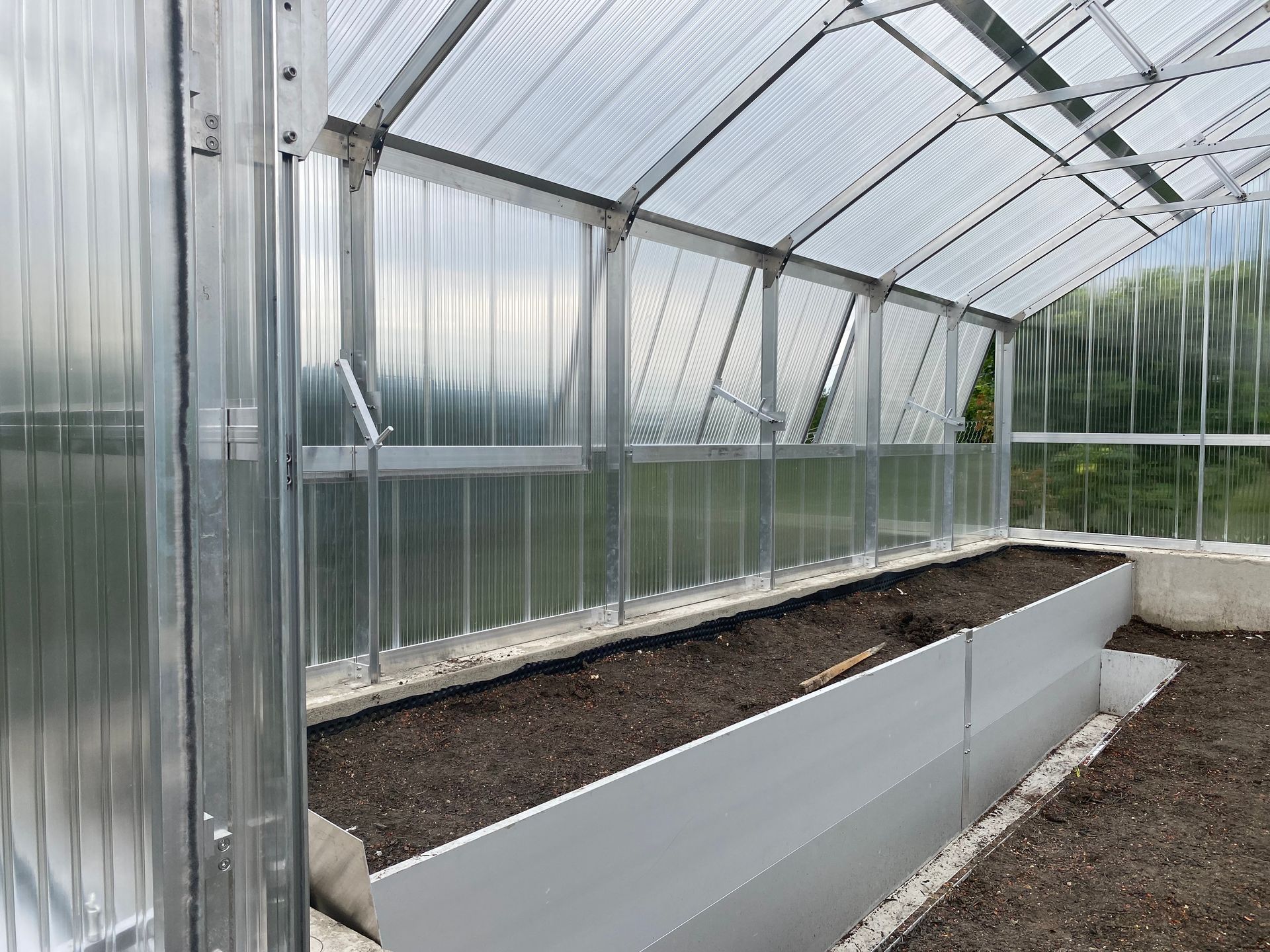 Hochbeet Gewächshaus 3,5x6m