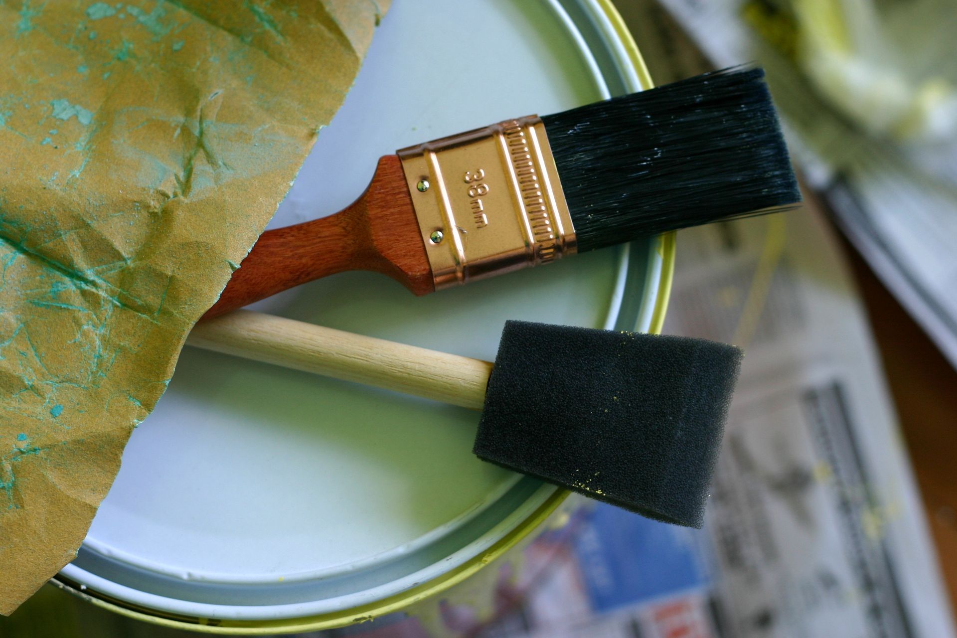 Can Of Paint And Brushes - Sydney, NSW - Vision Painting & Decorating