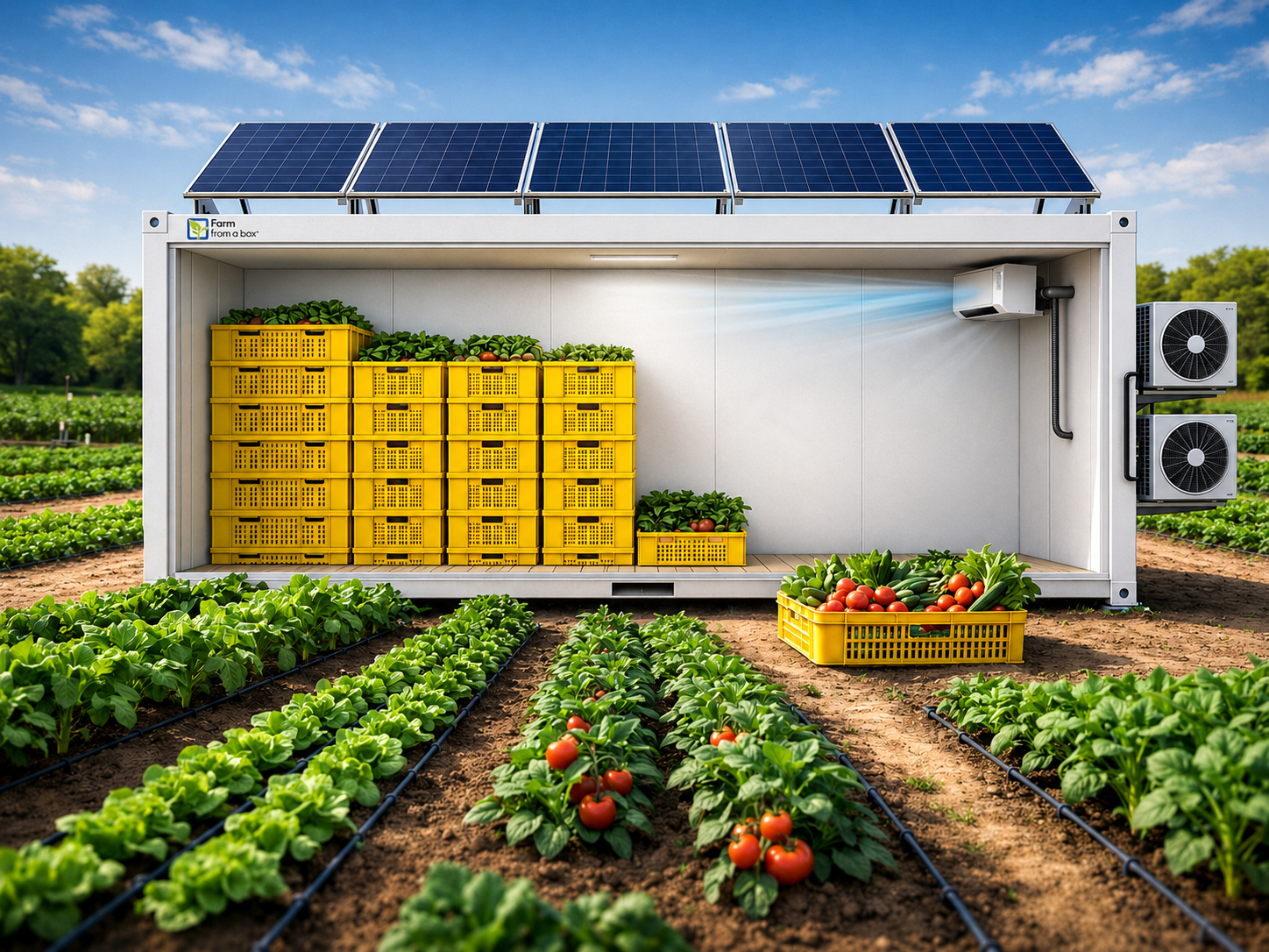 Solar cold storage for farms helping growers protect fresh produce, reduce post-harvest loss, and extend shelf life