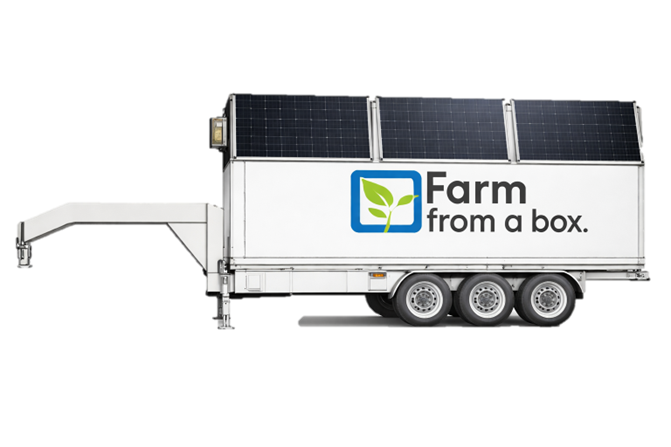 Farm from a Box MCS Series Mobile Cold Storage trailer