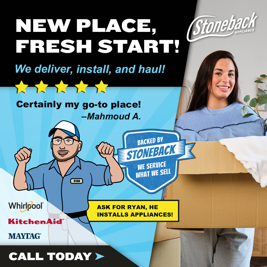 Stoneback Appliance New Place Fresh Start Appliance Sales Lawrence Kansas
