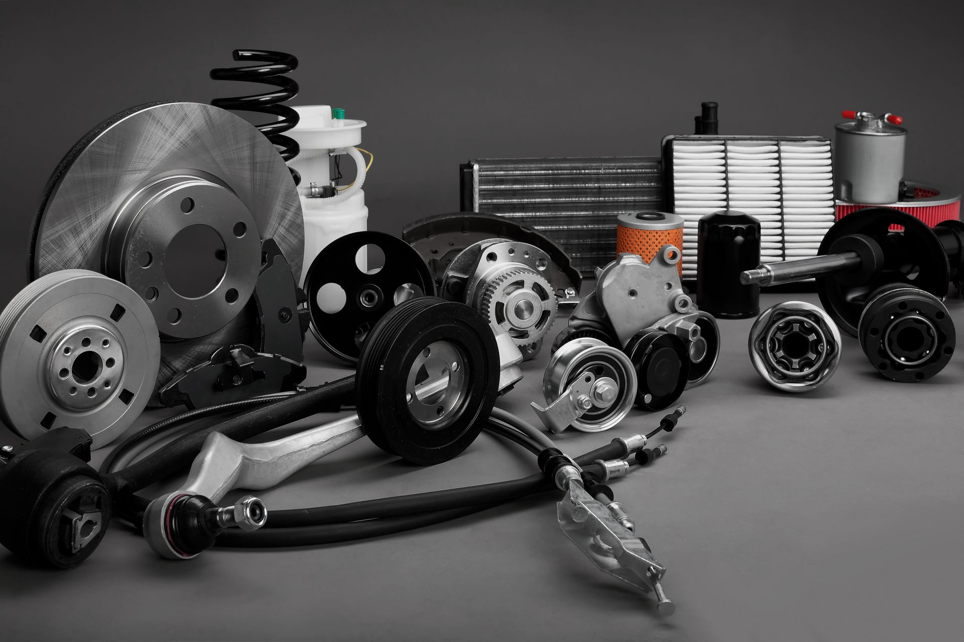 a range of car parts from Andrew Dodds Autocare