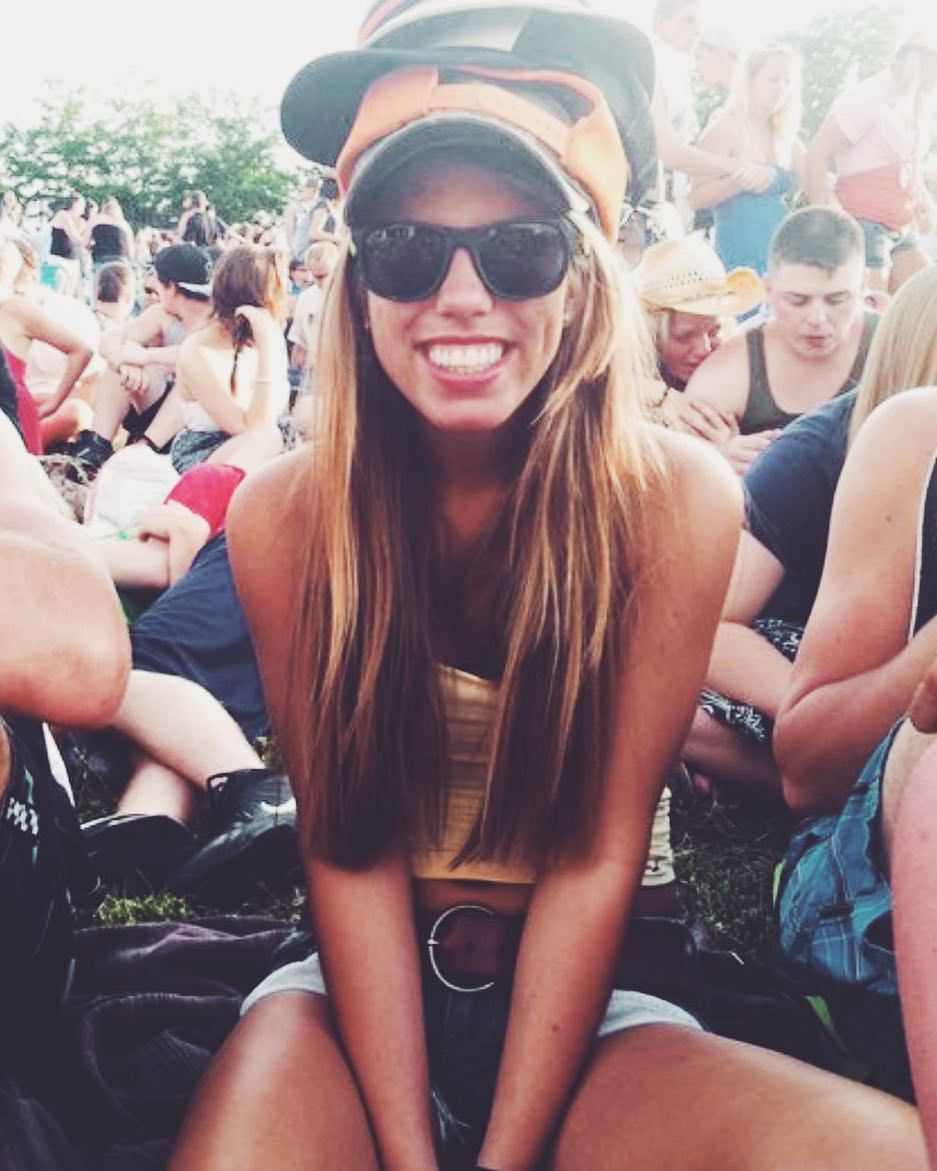 Kelsey Kramer smiling at an outdoor event