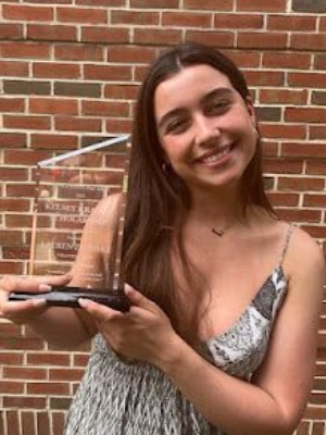Lauren Zelinske 2022 Kelsey's Legacy Scholarship recipient at Owen J. Roberts High School