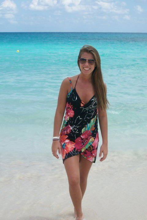 Kelsey Kramer smiling at the beach