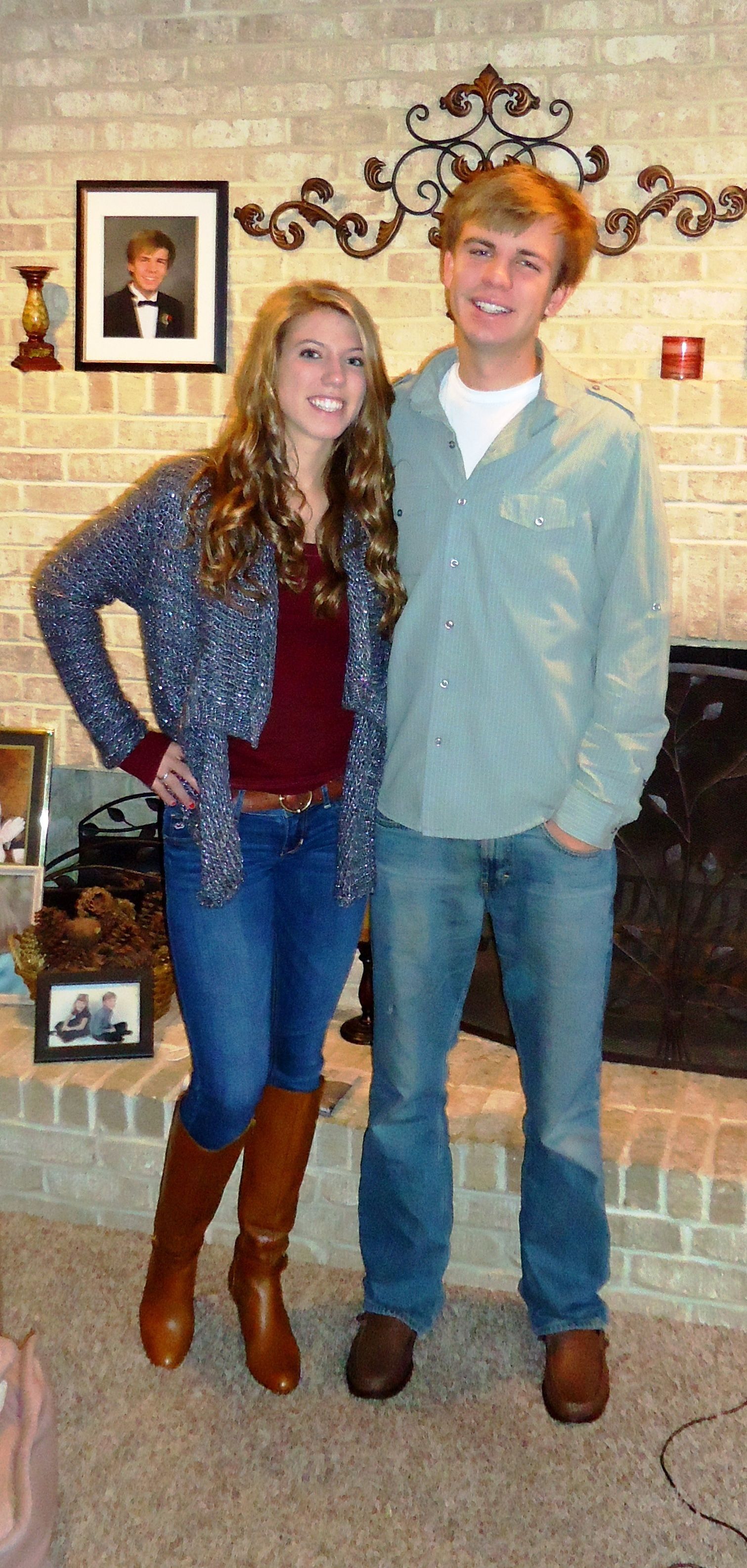 Kelsey Kramer smiling with her brother Kyle Kramer