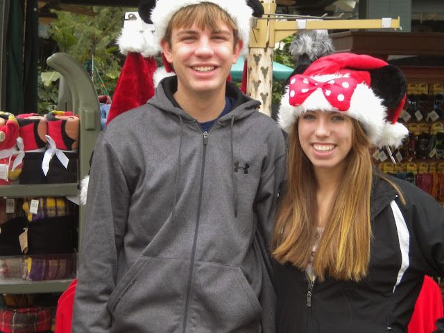 Kelsey Kramer with her brother Kyle at Disney