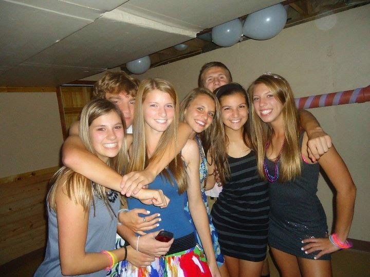 Kelsey Kramer celebrating her 16th birthday with friends