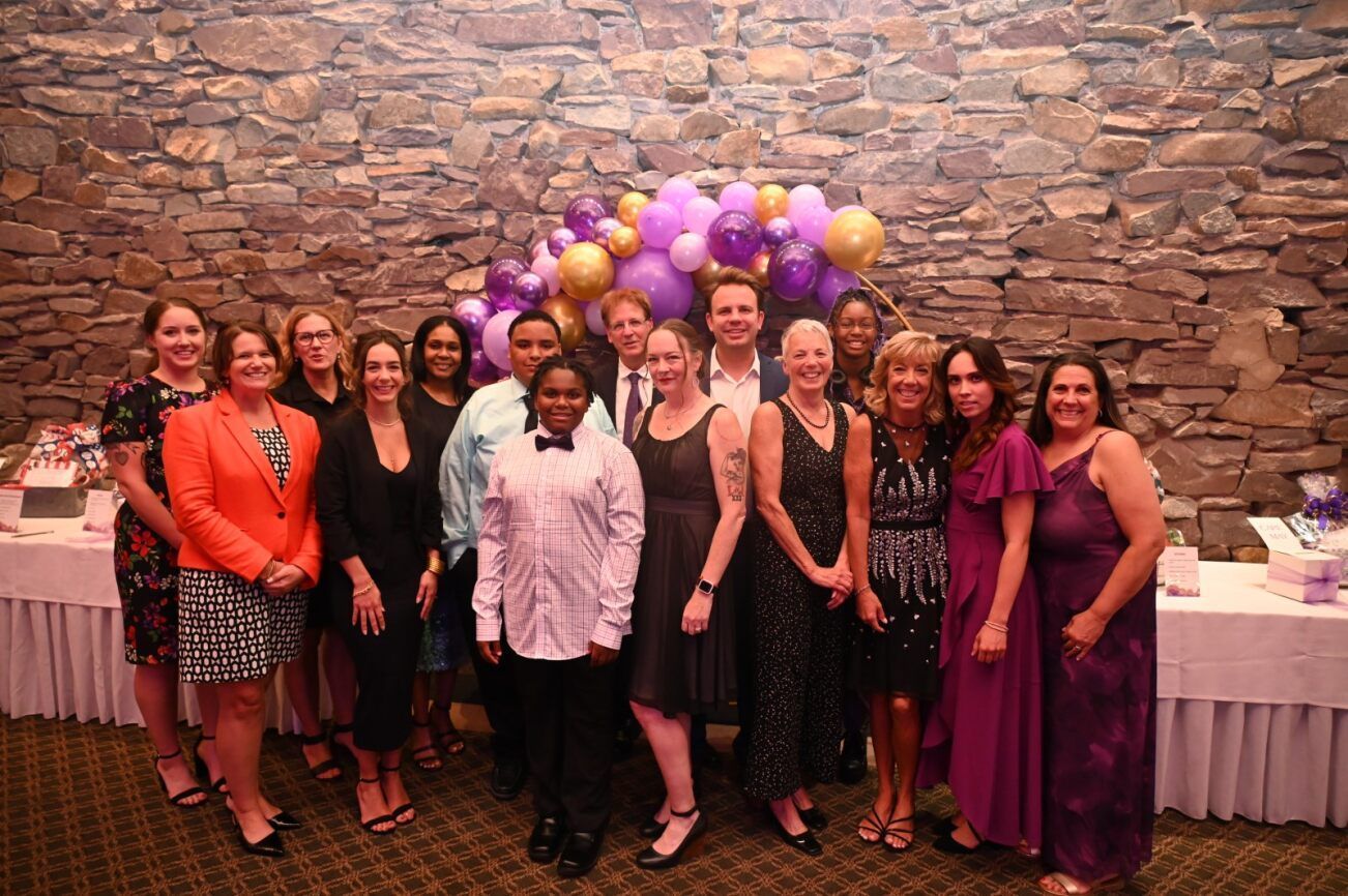 Guests posing together at Kelsey's Legacy Forever Strong Foundation annual Gala fundraiser