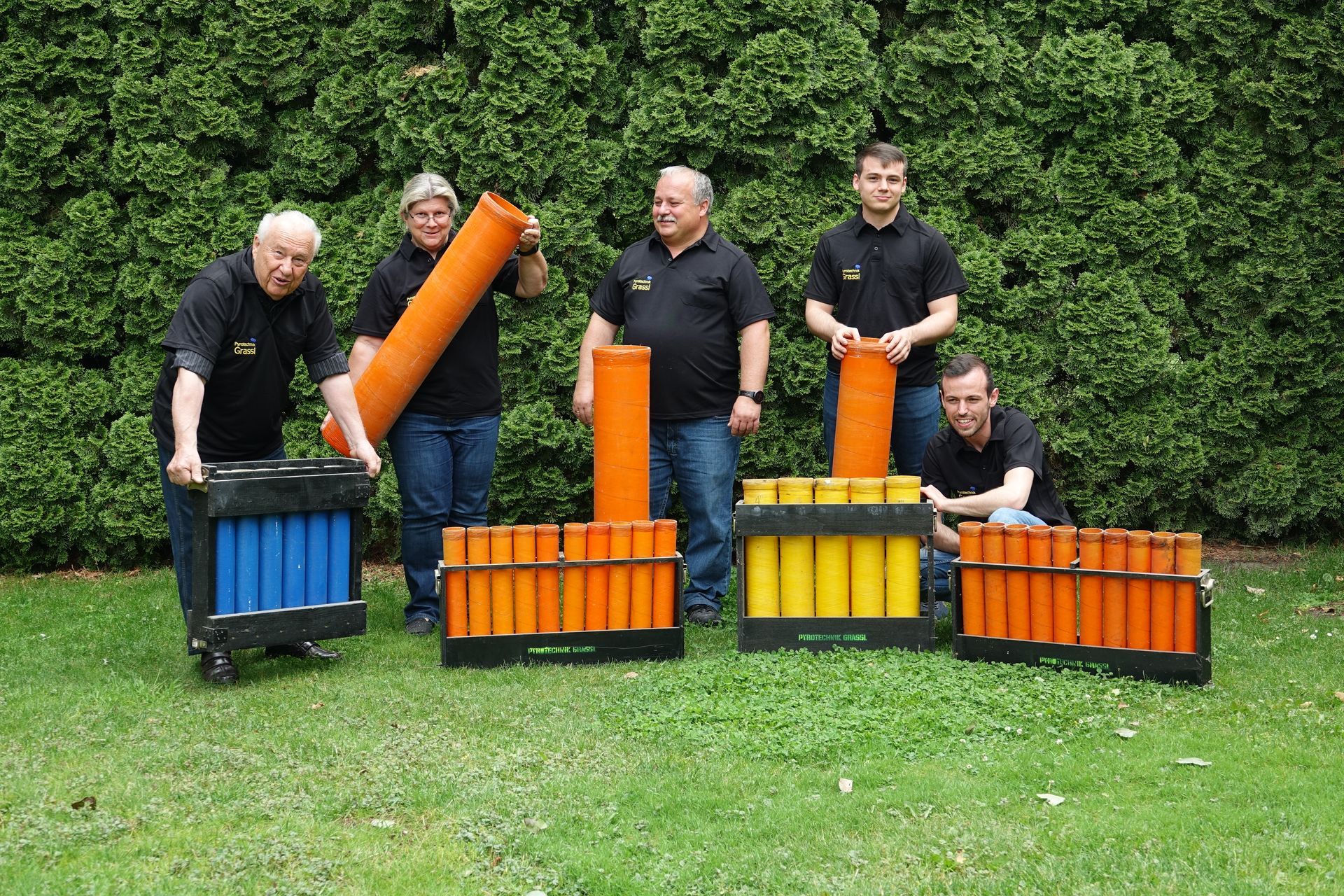 das Team von Familienbetrieb Pyrotechnik Grassl