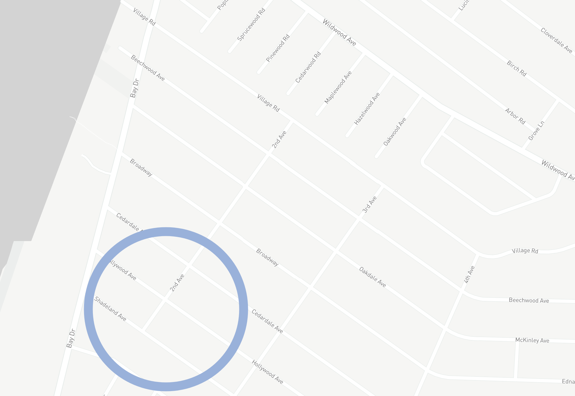 area map